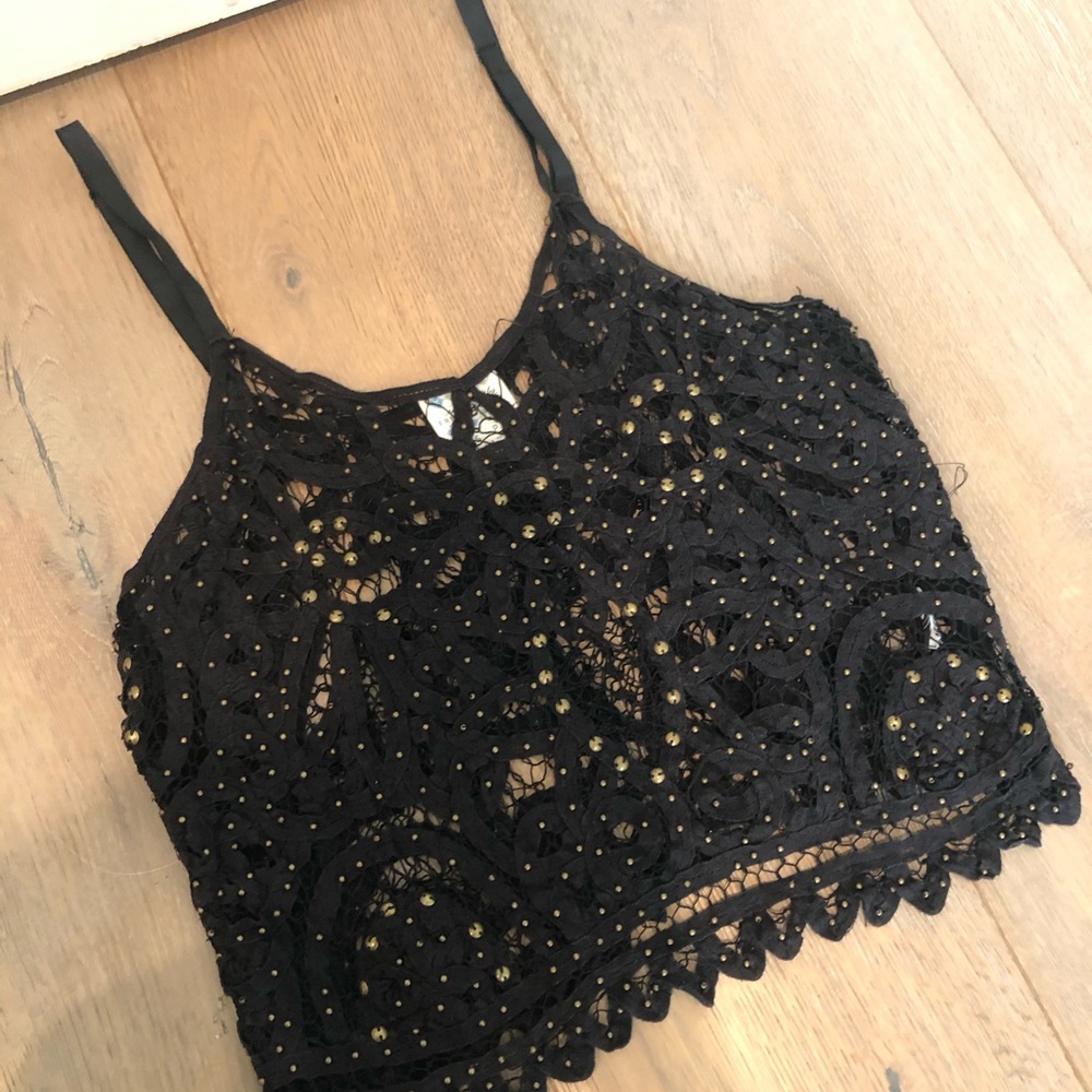 FREE PEOPLE Crochet tank top